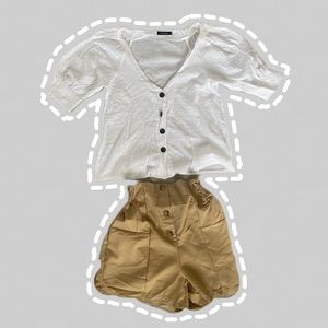 Shirt and Khaki Short Set